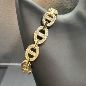 Elegant Gold and Bracelet High End Costume Jewelry.